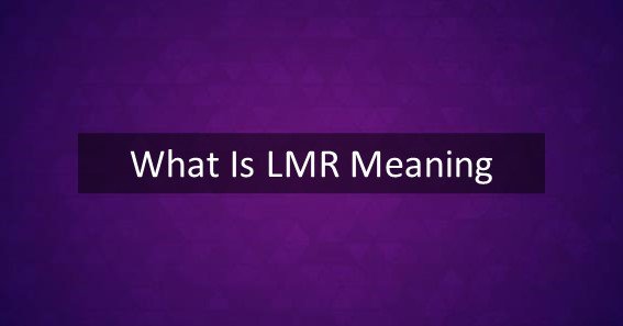 LMR Meaning