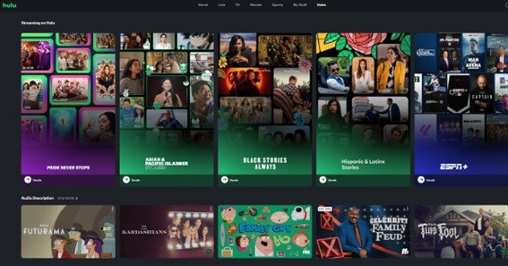 4.Hulu + Live TV