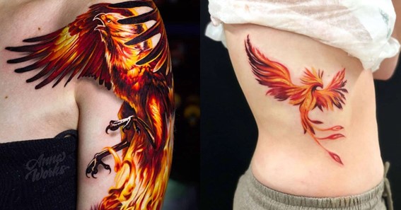 Phoenix and Flames