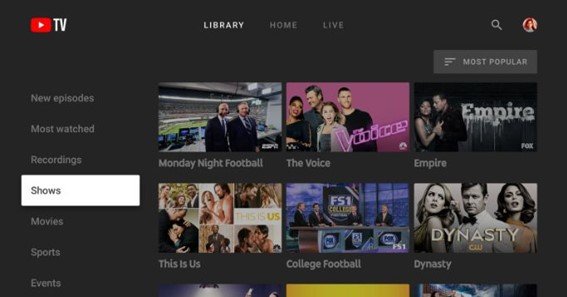 YouTube TV