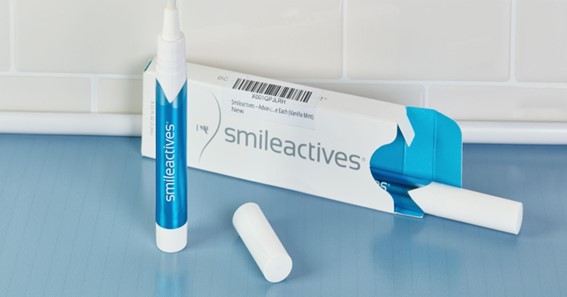 Working of Smileactives on teeth