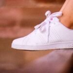 comfortable white sneakers