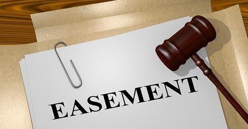 common types of easement lines found on properties