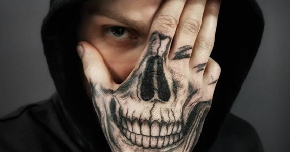 Skull Mouth tatoo