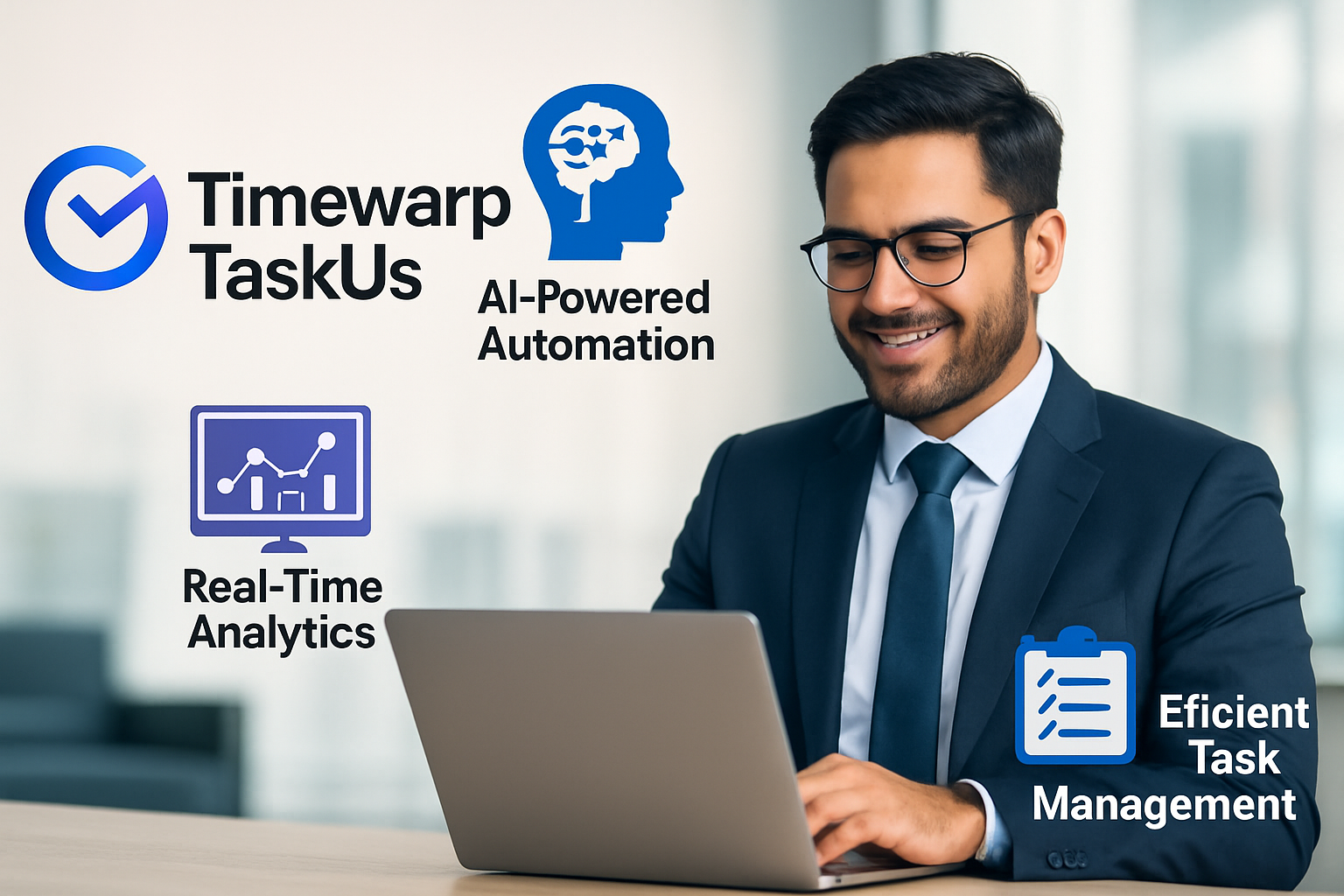 Timewarp TaskUs: AI Productivity Tool