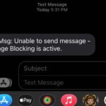 Fixing “Free Msg: Unable to Send Message – Message Blocking Is Active”