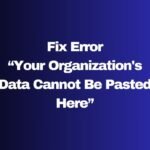 your organization's data cannot be pasted here.
